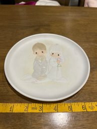 Bill Biel & Sam Butcher Commemorative Plate Hand Painted Porcelain The Lord Bless You And Keep You