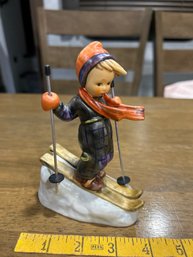 Beautiful Hummel The Skier In Mint Condition Great To Add To Your Collection Or Give As A Gift