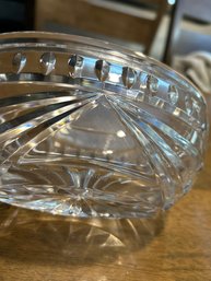 Beautiful 7 Inch Waterford Cut Crystal Graham Bowl Great To Add To Your Collection