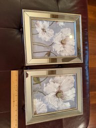 Set Of 2 Mirrored Frame Sleeping Beauty Florals Wall Art