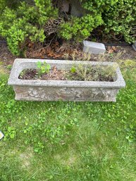 Beautiful Heavy Cement Planter With Great Character. Would Fit Anywhere Bring Help To Carry In Great Condition