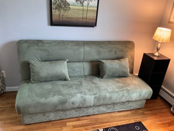 Raymour & Flanigan Klik Klak Istikbal Futon Sage Sleeper Sofa Couch