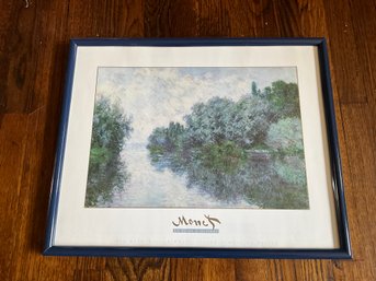 Framed Claude Monet The Seine At Giverny Poster The RISD  Museum