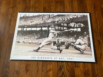 JOE DiMAGGIO At Bat 1941 Poster