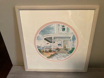 Emily L. Johnson Framed Watercolor Print -Signed And Numbered