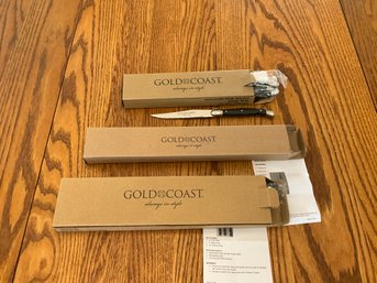 Set Of 12 Gold Coast New Kitchen Knives New In Box