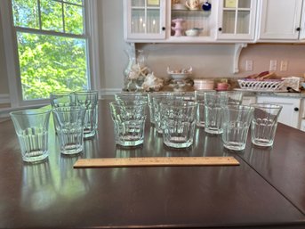 Lot Of Every Day Drinking Clear Water Juice Glasses