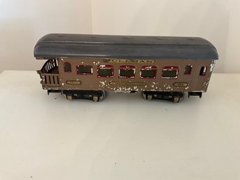 Antique 1925 Ives Railway Lines Pullman Observation Car 3236 Engine 186