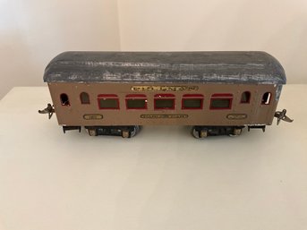 Antique 1925 Ives Railway Lines Pullman Parlor Car 3236 Engine 185