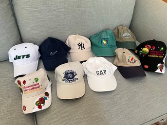 Lot Of Assorted Baseball Caps Hats