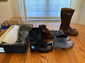 Timberland Size 7 Born Leather Size 7 Sundance Cowboy Boots Size 38 Cole Haan Black Boots Size 7.5 Talbots 7