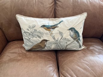 Beautiful Rectangle, Bird Throw Pillow 24 X 14 Inch