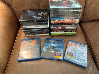 Big Lot Of DVDSs And Blu-ray Mini Sealed