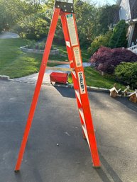 Keller 6 Ft Model 876 Type IA Fiberglass Aluminum Step Ladder In Excellent Condition