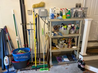 Huge Household, Cleaning Lot, Bona Swiffer Brooms Windex Everything You Could Need To Clean Your Home