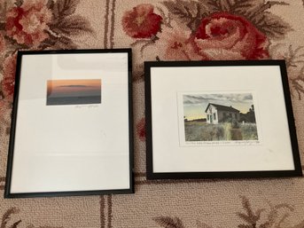 2 Framed Prints By Steve Berger, Long Island Artist, Pencil Signed Artist Proof Limited Edition One Of Ten