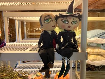 Joe Spencer Xanzabelle Witch Doll And Norbert Vampire