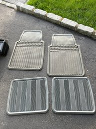 Set Of Rubber Car Mats One Motorcycle Battery Charger One Exide Model 7067512 6/12 Volt Charger Both Work