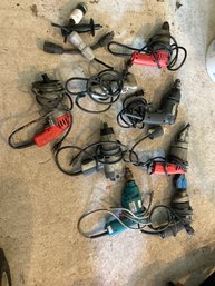 Large Lot Of Drills Nibblers Socket Drills All Work Great Tested