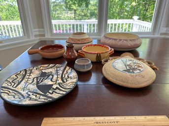 Nice Pottery Lot Most Signed See Photos