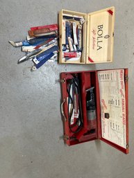 Milwaukee Sawzall With Full Box Of Blades Works Great