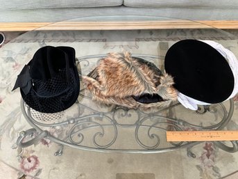 Lot Of 3 Vintage Hats BASQUE Woodland Creek And Betmar