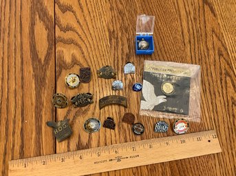 Vintage Harley Davidson Hog Pins And More