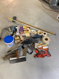 Large Lot Of Sheetrock And Spackling Accessories Great Lot