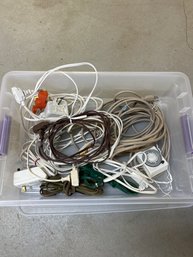 Lot Of Assorted Extension Cord And 3 Timers