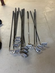 Set Of Molitor And Spalding Golf Clubs In Very Good Condition