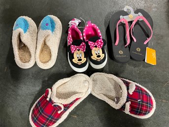 Cute Lot Of Girls, Shoes, And Slippers Most New With Tags