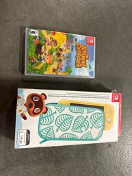 New Nintendo Switch Animal Crossing Sealed Plus Light Carrying Case And Screen Protector New In Box