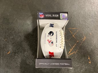 Mini Size Collectible Football Super Bowl 2018