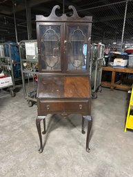 Vintage Secretaries Desk Great Project 70 X 26 X 13 Needs TLC Upcycle