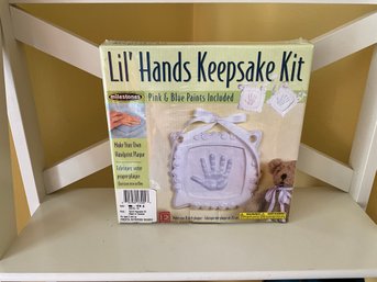 Milestones Lil Hands Keepsake Handprint Kit Pink And Blue Paints New Sealed