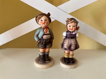Hummel Goebel Figurines Brother And Goebel Hummel Which Hand Figurine - Chipped