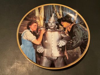 The Tin Man Speaks From Wizard Of Oz 1939 23K Gold Rim Hamilton Collector Plate