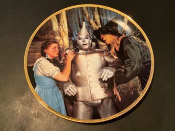 1988, Hamilton Collection  The Tin Man Speaks From The Wizard Of Oz Commemorative Plate Collection