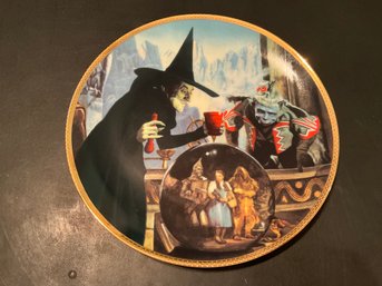 The Hamilton Collection, Wizard Of Oz Plate, The Witch Casts A Spell Collector Plate