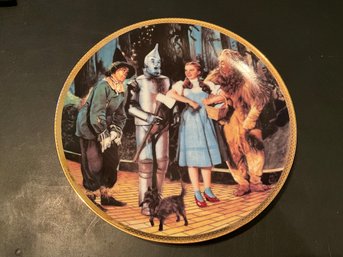 The Hamilton Collection, Wizard Of Oz Plate, Were Off To See The Wizard Collectors Plate