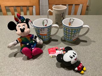 Cute Disney Lot - Winnie The Pooh Mugs Goofy Mug And More