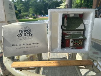 Dept 56 Heritage Village Collection Dickens Village Series Fruit & Spice Shop