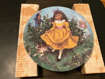 Reco 1988 Collector Plate Round The Mulberry Bush John McClelland In Box