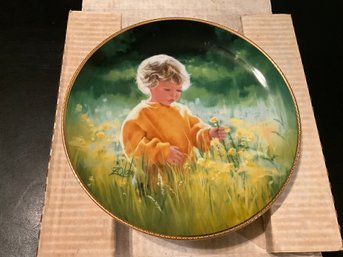 1989 March Of Dimes 50th Anniversary Commemorative Plate 'A Time For Peace' - Beautiful Donald Zolan In Box