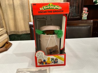 VINTAGE Ideal Oscar The Grouch Talking Big Bird Talking Magic Plush Sesame Street New In Box