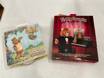 TEDDY RUXPIN 'BOOK-N-TAPE ALONG' CARRY CASE COMPLETE With 6 TAPES And 6 MATCHING BOOKS Plus Love Songs Tuxedo