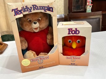 Vintage World Of Wonder Teddy Ruxpin In Box With Fob Hand Puppet Moving Mouth & Antenna New In Box