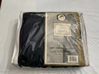 Pegasus Home Fashions 100 Cotton Thermal Blanket Size Twin Color, Navy Blue, New And Package