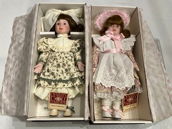 2 Dynasty Collector Dolls New In Box