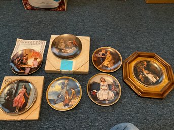 Great Lot Of Assorted Knowles Norman Rockwell Collectors Plates